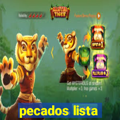 pecados lista